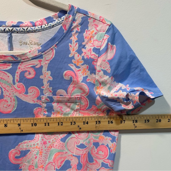 Lilly Pulitzer Short Sleeve Declan Dress in Go With The Flow Print Size S - Picture 9 of 10